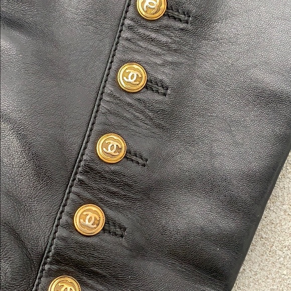 Chanel horseback riding/moto boots - Picture 2 of 5